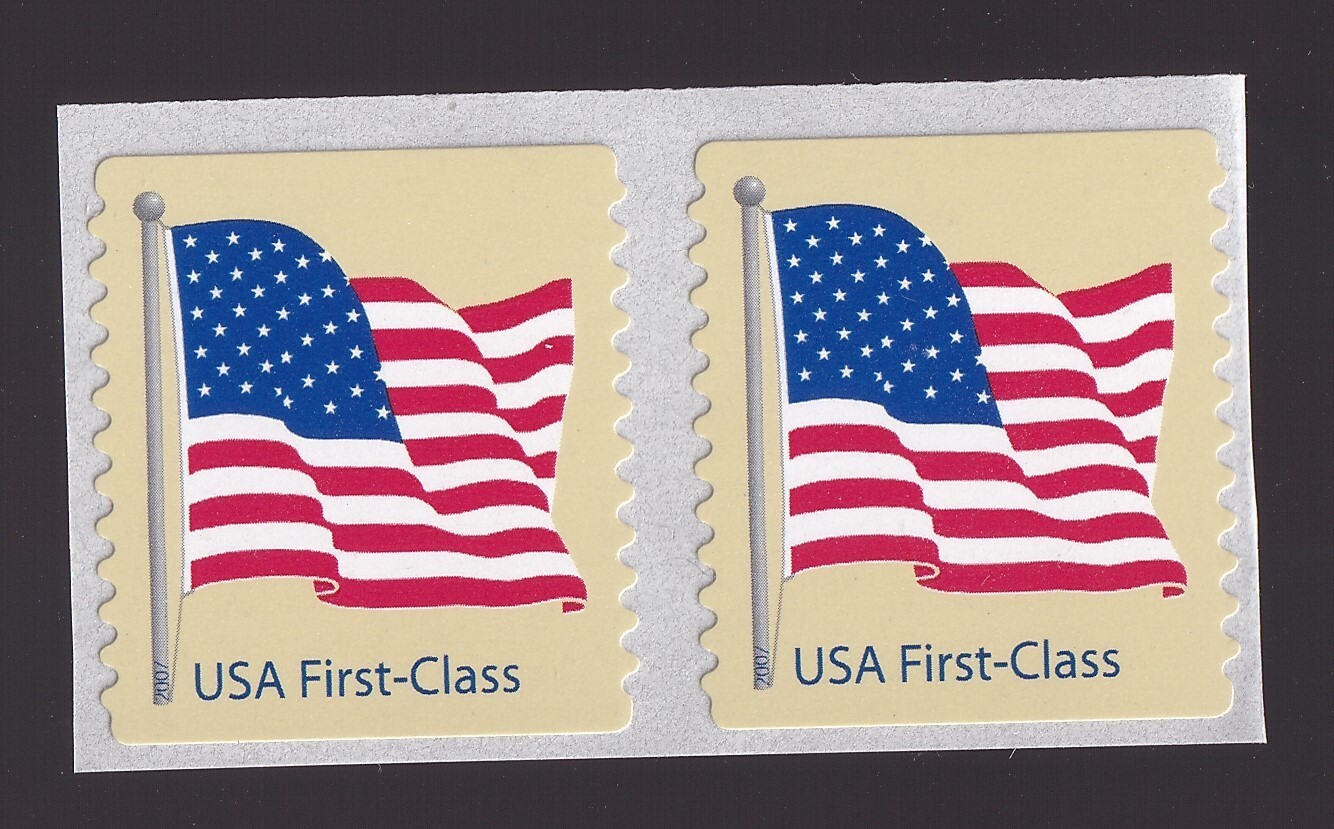 Scott #4133 US Flag Coil Pair of Stamps - MNH