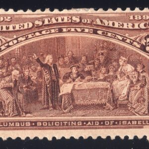 Scott #234 Columbus with Queen Isabella Single Stamp - MH