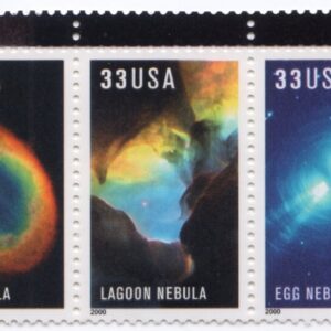 Scott #3388a (3384-88) Hubble Telescope Plate Strip of 5 Stamps - MNH Top