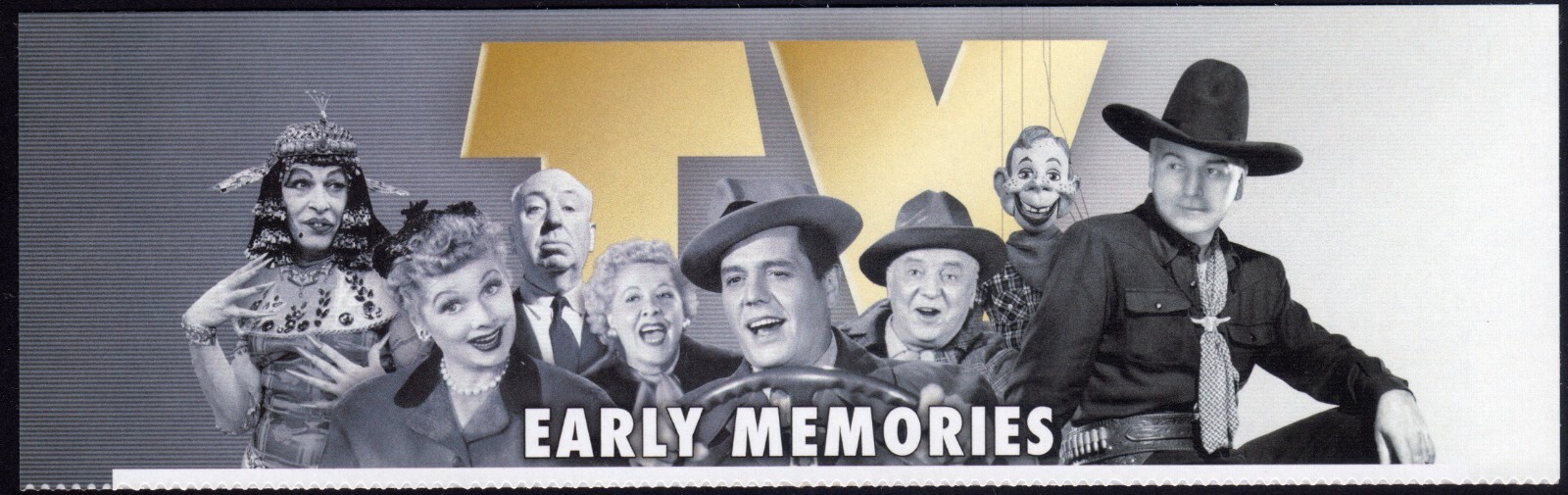 Scott #4414 Early TV Memories Title Block - No Stamps