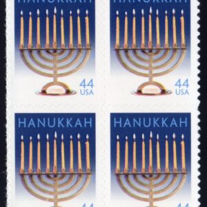 Scott #4433 Hanukkah (Jewish Holiday) Block of 4 Stamps - MNH