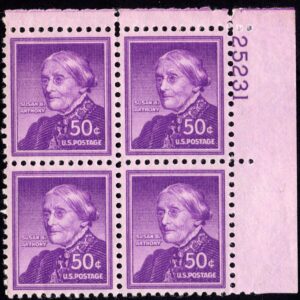 Scott #1051 Susan B. Anthony Block of 4 Stamps - MNH P#25231