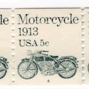 Scott #1899 Motorcycle Plate Number Coil (PNC5) of 5 Stamps - MNH P#4