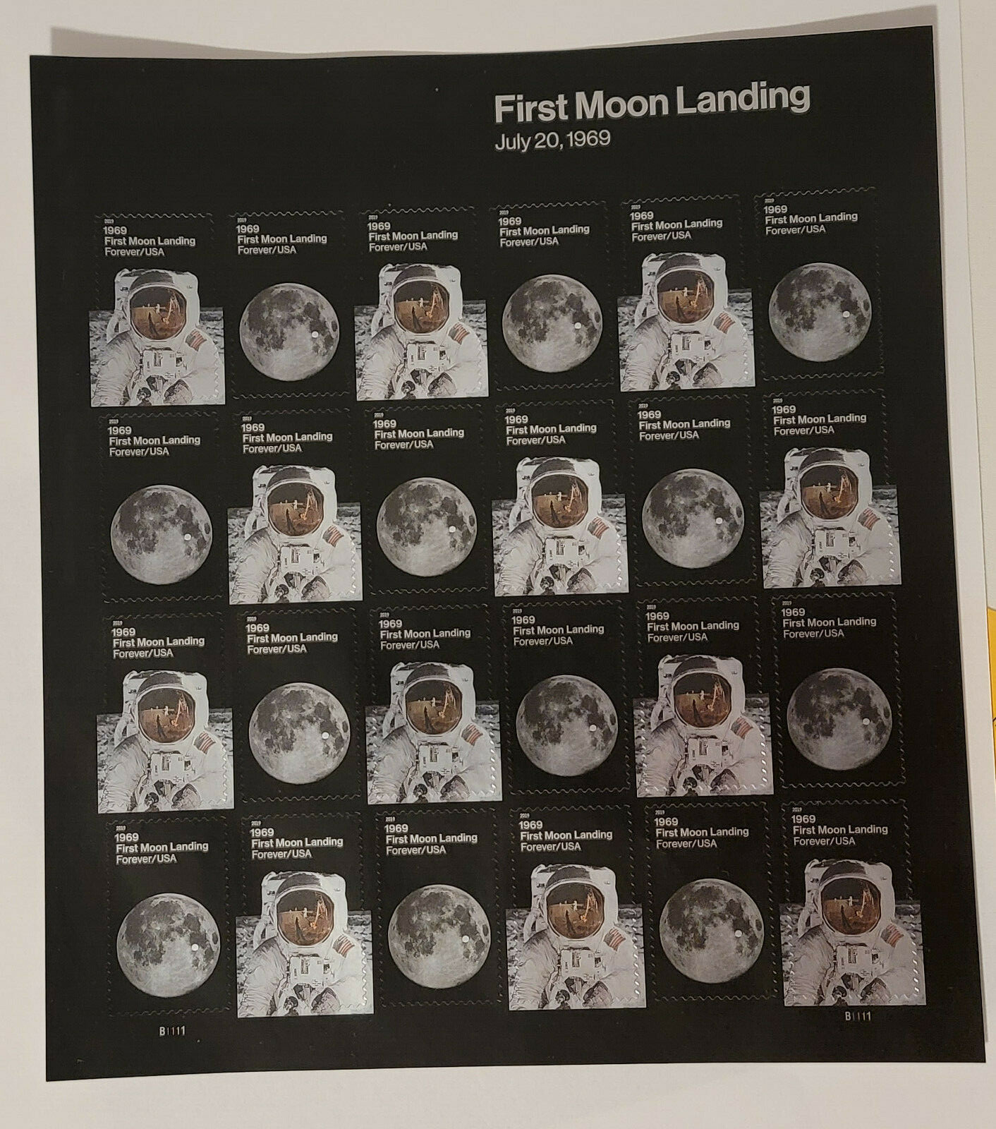 Scott #5400a (5399-5400) Moon Landing (Buzz Aldrin) Sheet of 24 Stamps