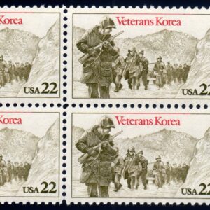 Scott #2152 Veterans Korea Block of 4 Stamps - MNH