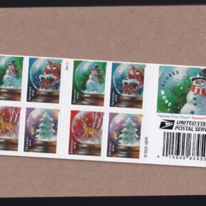 Scott #5819a (5816-19) Snow Globes Booklet of 20 Forever Stamps - Sealed Genuine