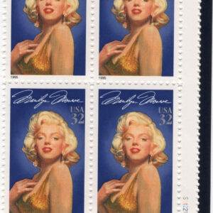 Scott #2967 Marilyn Monroe Plate Block of 4 Stamps - MNH #2
