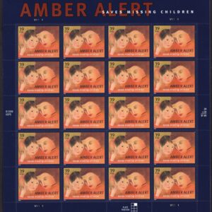 Scott #4031 Amber Alert Full Sheet of 20 Stamps - MNH