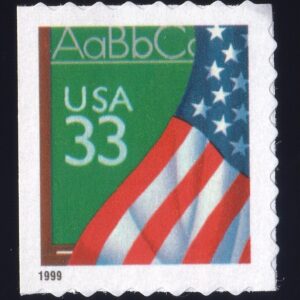 Scott #3283 Flag over Chalkboard Single Stamp - MNH