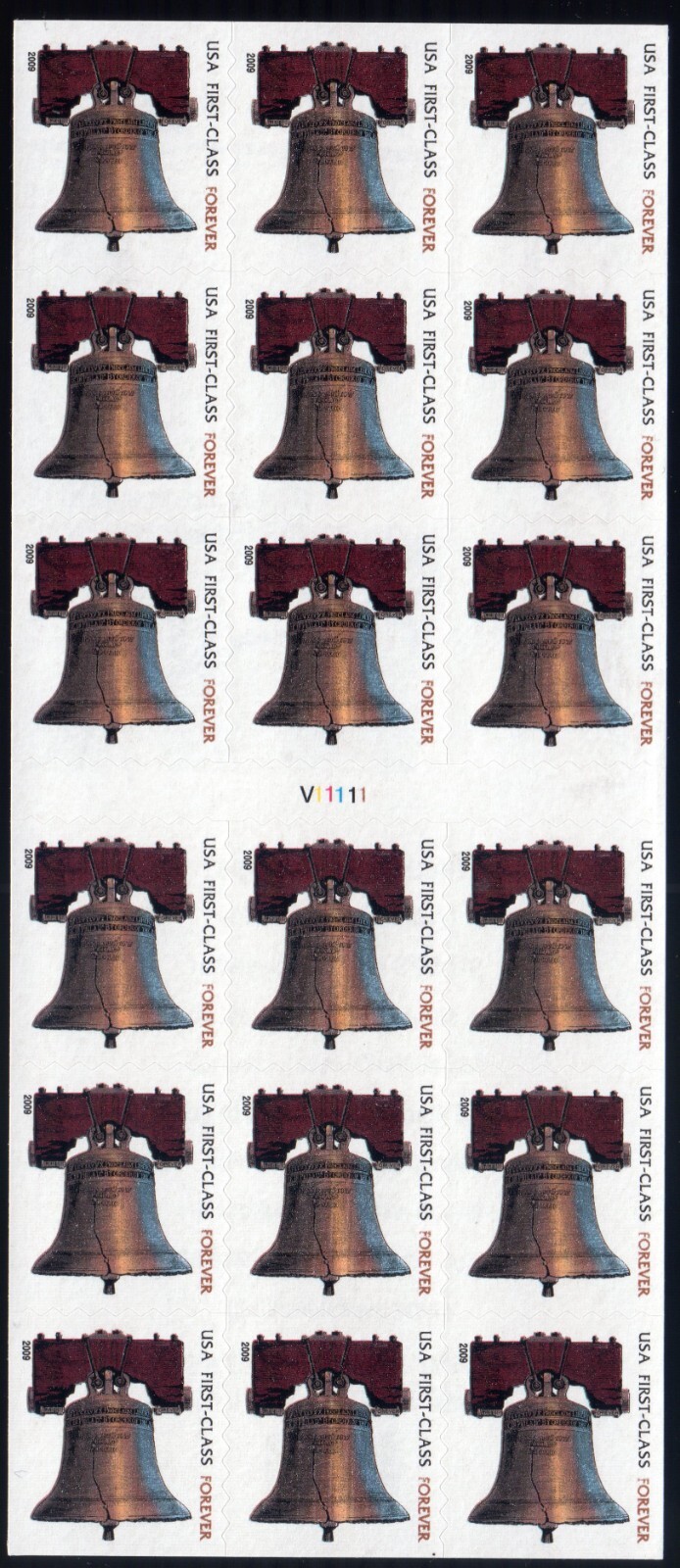 Scott #4128c Liberty Bell Booklet of 18 Forever Stamps - MNH 2009 P#V11111