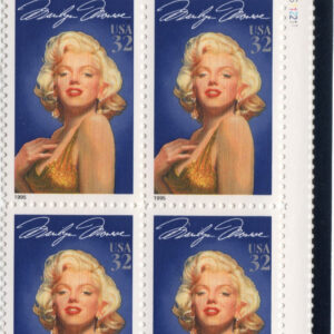 Scott #2967 Marilyn Monroe Plate Block of 4 Stamps - MNH #3