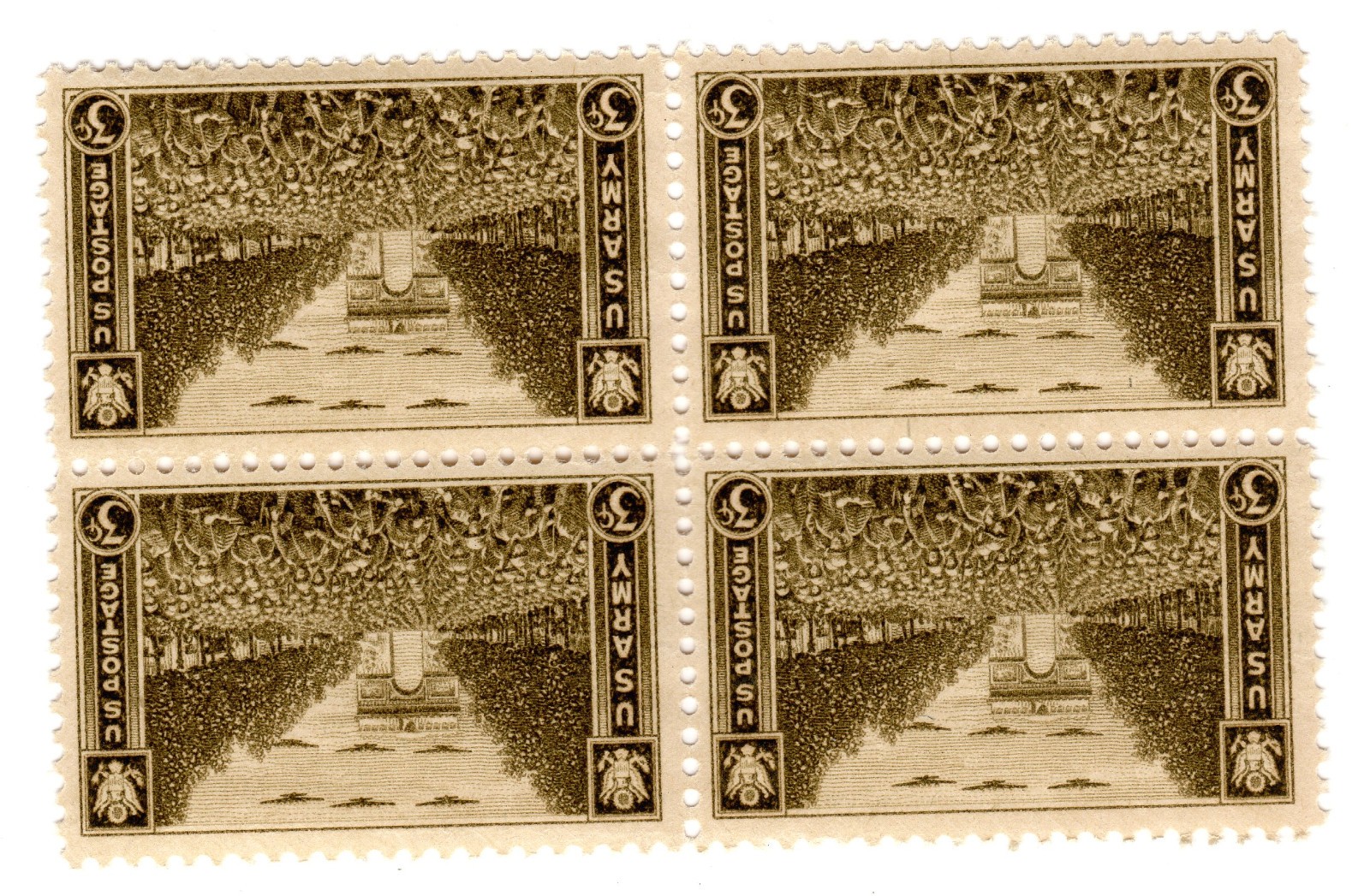 Scott #934 US Army in Paris Block of 4 Stamps - MNH