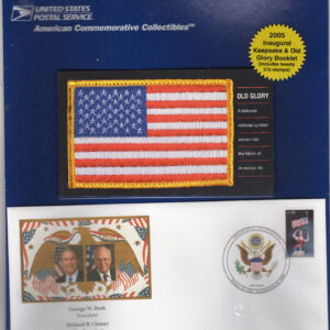 Scott #BK294 (3780a) Old Glory Booklet of 20 Stamps w/George Bush FDC (3780)