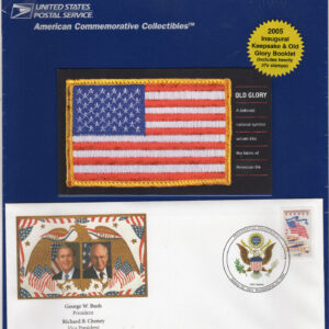 Scott #BK294 (3780a) Old Glory Booklet of 20 Stamps w/George Bush FDC (3778)