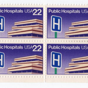 Scott #2210 Public Hospitals Block of 4 Stamps - MNH