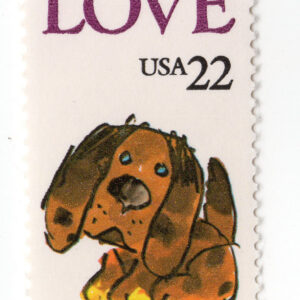 Scott #2202 Puppy Love Single Stamp - MNH