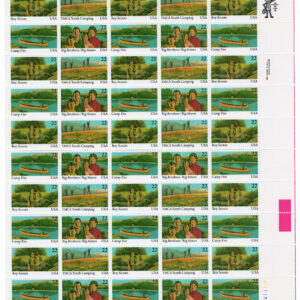 Scott #2163a (2160-63) International Youth Year 22¢ Sheet of 50 Stamps - MNH