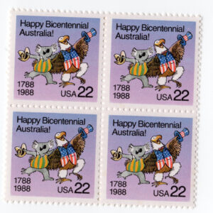 Scott #2370 Happy Bicentennial Australia Block of 4 Stamps - MNH