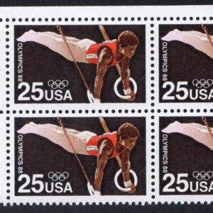 Scott #2380 Olympics Gymnast Plate Block of 4 Stamps - MNH
