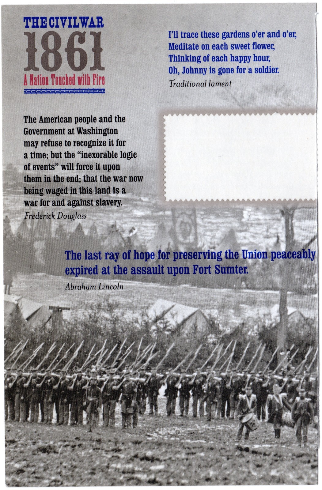 Scott #4523a 1861 Civil War Title Block - No Stamps