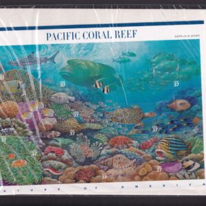 Scott #3831 Pacific Coral Reef Sheet of 10 Stamps - Sealed White