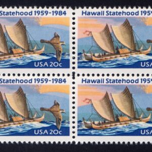 Scott #2080 Hawaii Block of 4 Stamps - MNH