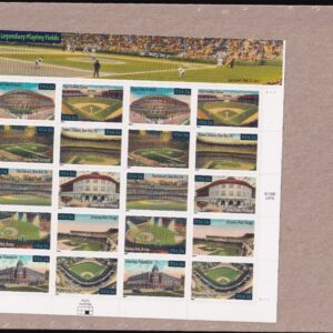 Scott #3519a (3510) Legendary Baseball Fields Sheet of 20 Stamps - Sealed Brown