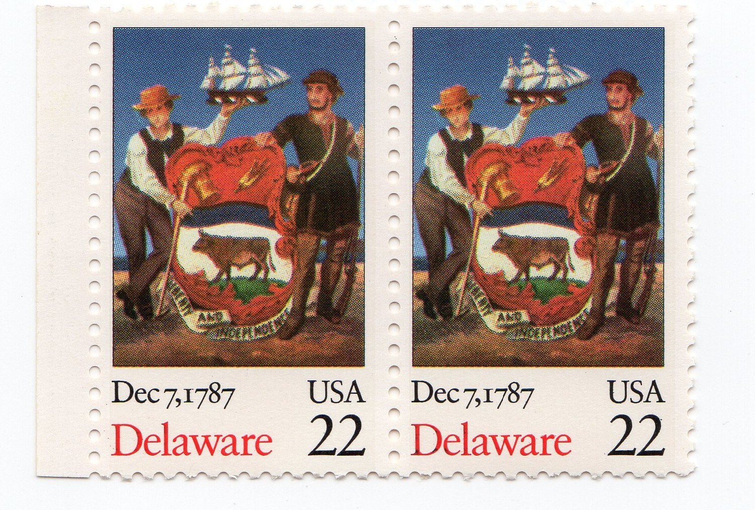 Scott #2336 Delaware Pair of Stamps - MNH