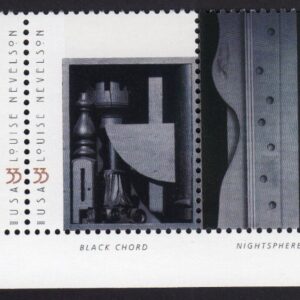 Scott #3383a (3379-83) Louise Nevelson Plate Strip of 5 Stamps - MNH Bottom