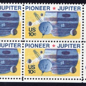 Scott #1556 Pioneer (Jupiter & Saturn) Zip Block of 4 Stamps - MNH