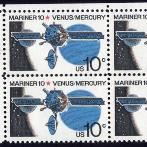 Scott #1557 Mariner 10 (Venus/Mercury) Zip Block of 4 Stamps - MNH