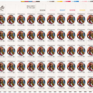 Scott #1471 St. Lucy Dancing Violin Sheet of 50 Stamps - MNH Color Blocks