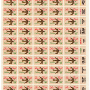 Scott #1552 Peace On Earth Dove Sheet of 50 Stamps - MNH (1st self-stick)