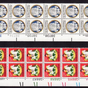 Scott #1768-1769 Madonna & Hobby Horse Plate Block of 20 Stamps - MNH