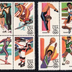 Scott #c104a c112a 2051a 2070a Olympics Block of 4 stamps - MNH