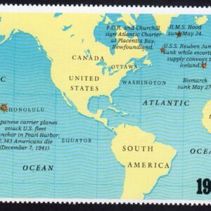 Scott #2559 1941: World at War Title Block - No Stamps