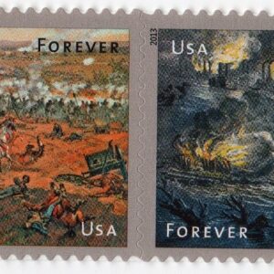 Scott #4787-4788a 1863 Gettysburg Civil War Joined Pair of Forever Stamps - MNH