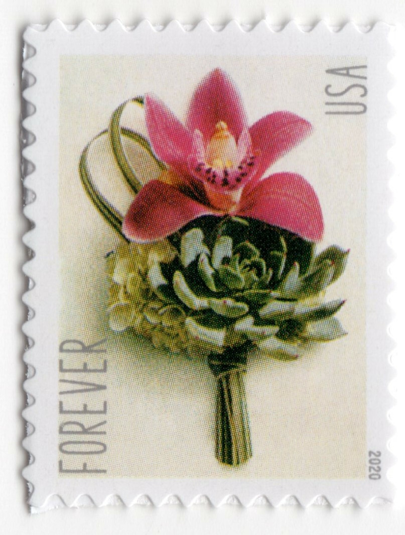 Scott #5457 Wedding Celebration Boutonniere Forever Stamp - MNH
