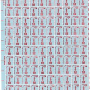 Scott #1603 Old North Church Midnight Ride Sheet of 100 Stamps - MNH P#36760 LL