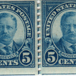 Scott #602 Teddy Roosevelt Joint Line Pair - MNH #2