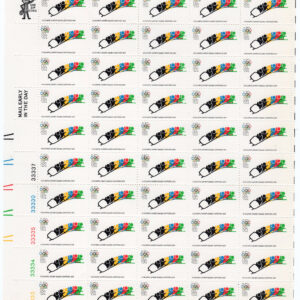Scott #1461 Olympic Bobsledding Sheet of 50 Stamps - MNH LL