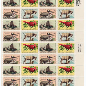 Scott #1467a (1464-67) Wildlife Conservation Sheet of 32 Stamps - MNH
