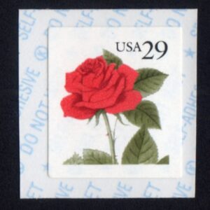 Scott #2490v 29¢ Red Rose Single Coil Stamp - MNH