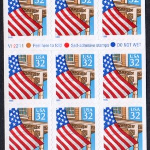 Scott #2920a Flag over Porch Booklet of 20 Stamps - MNH P#V12211