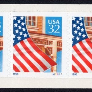 Scott #3133 Flag Over Porch Plate Number Coil (PNC7) of 7 Stamps MNH P#M11111