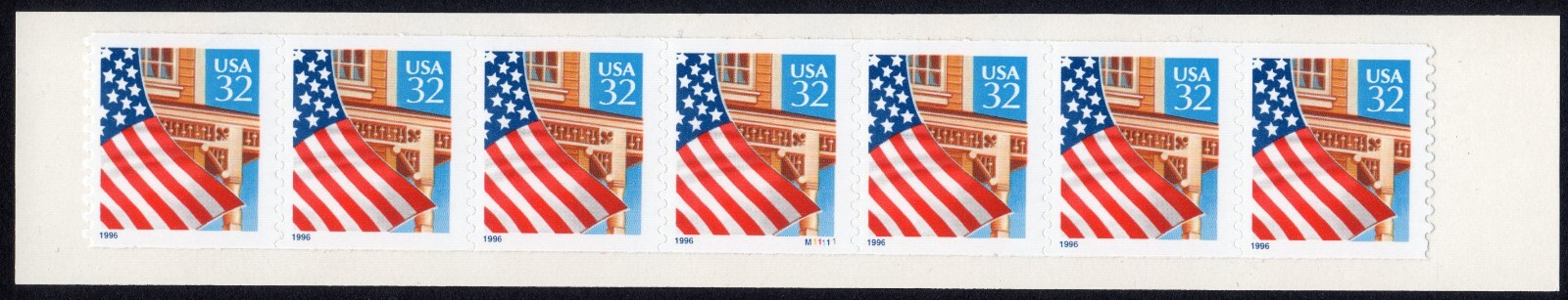 Scott #3133 Flag Over Porch Plate Number Coil (PNC7) of 7 Stamps MNH P#M11111