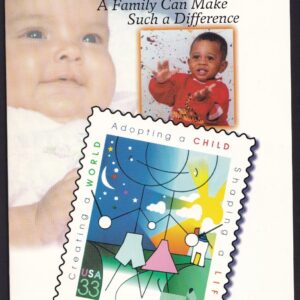 Scott #3398 33¢ The Cradle Adoption Ceremony Single Stamp Pamphlet Evanston, IL