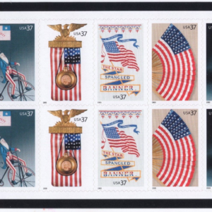 Scott #3780b Old Glory Sheet of 10 Stamps - MNH Backing #2