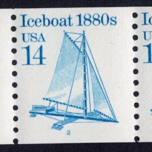 Scott #2134 Iceboat Plate Number Coil (PNC3) of 3 Stamps - MNH P#2