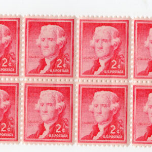 Scott #1033 Thomas Jefferson Block of 12 Stamps - MNH